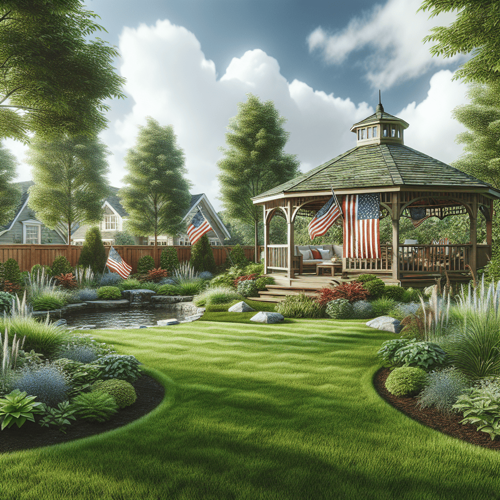 Flag Day Garden