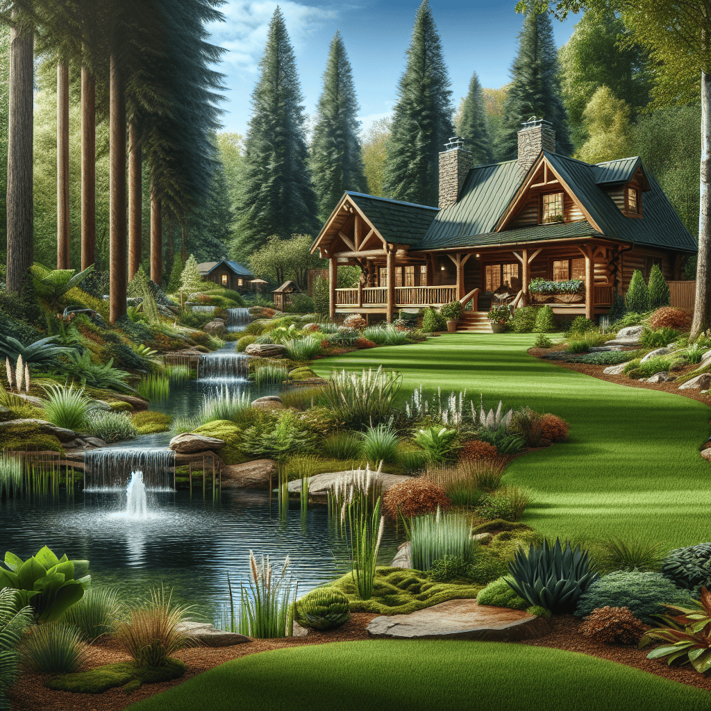 Ponds, Waterfall Design And Construction in Woodland