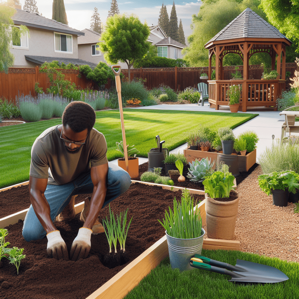 Soil Preparation Work For Planter Beds, Lawn,  in West Sacramento