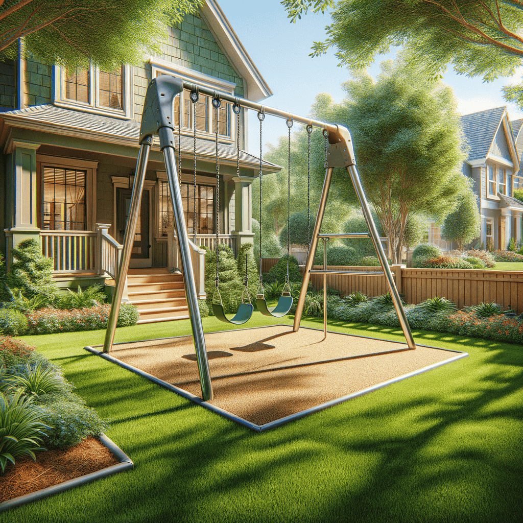 Illustration of create safe swingset space