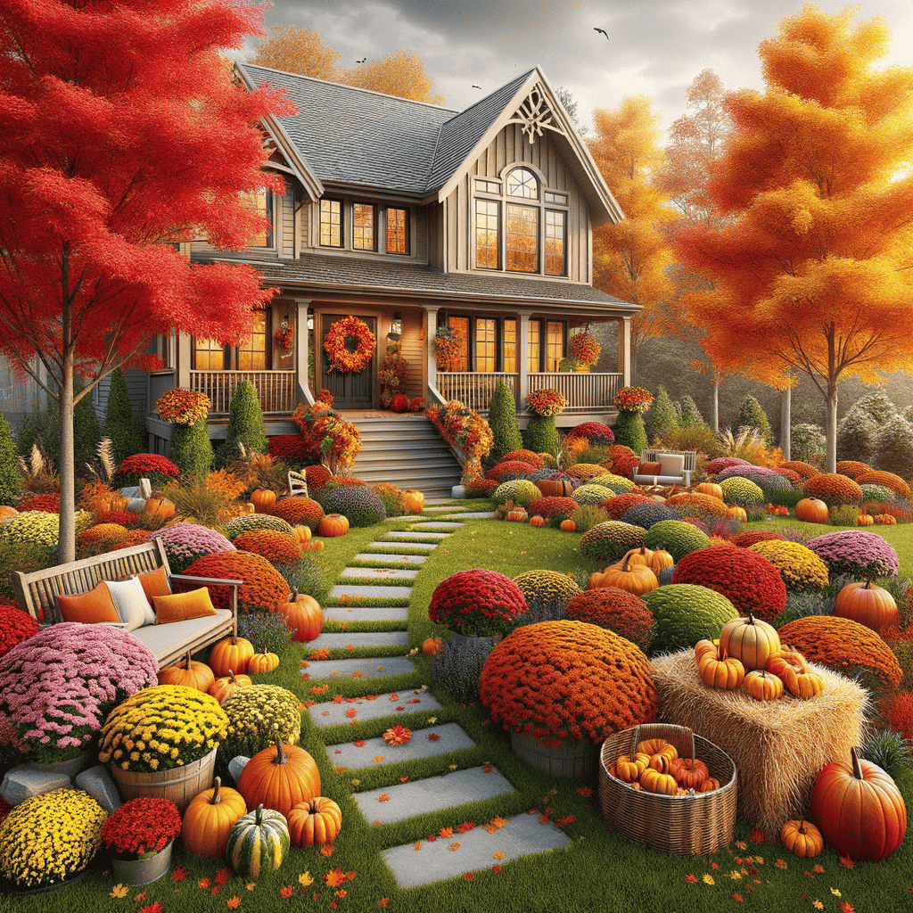 how to bring a fall theme to your landscape