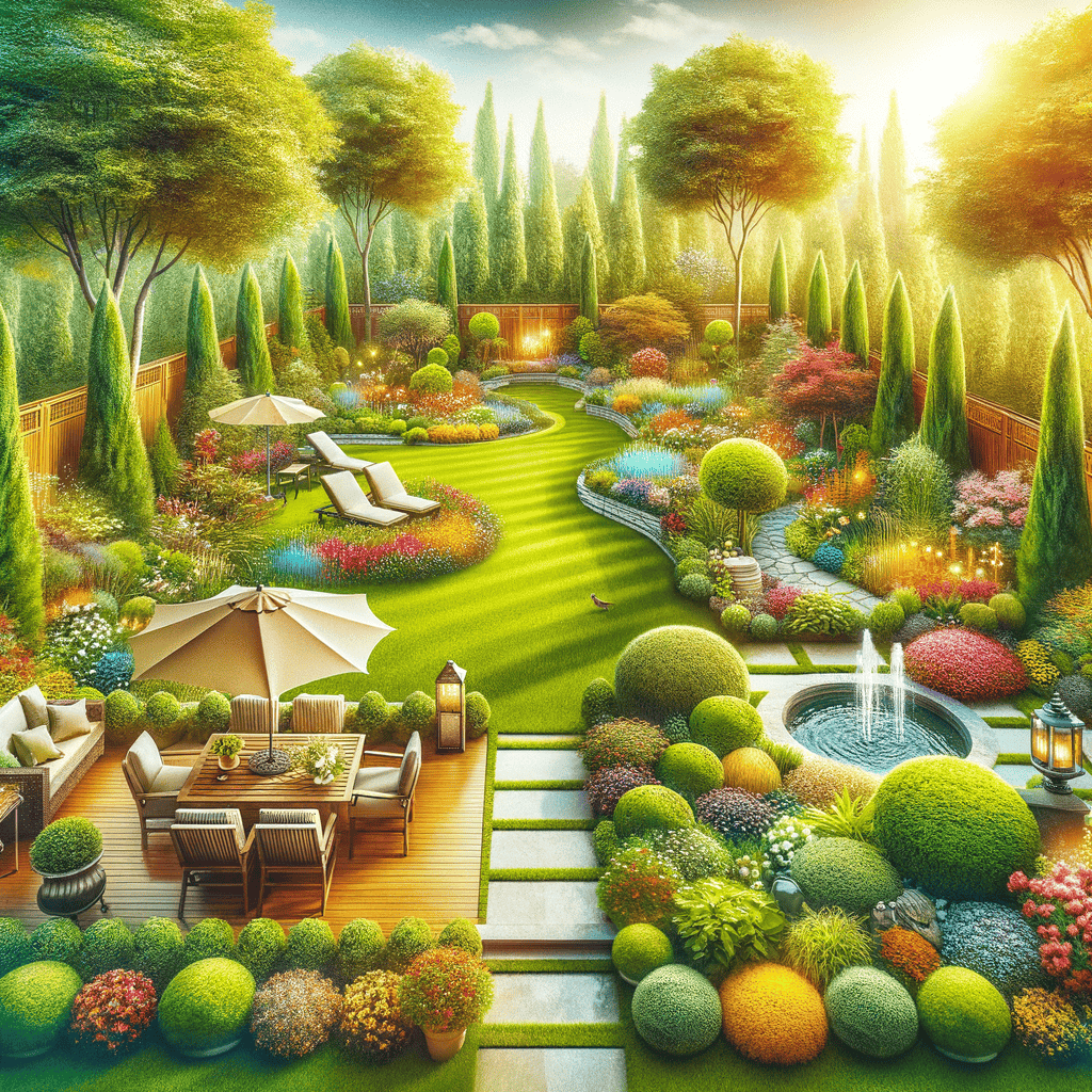 Illustration of landscaping 101 for home buyers