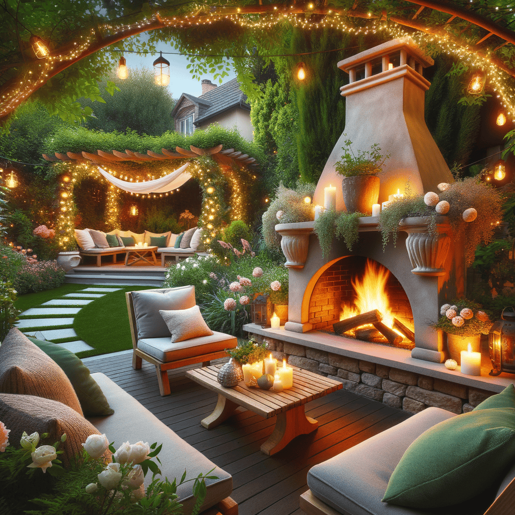 Illustration of outdoor_fireplace