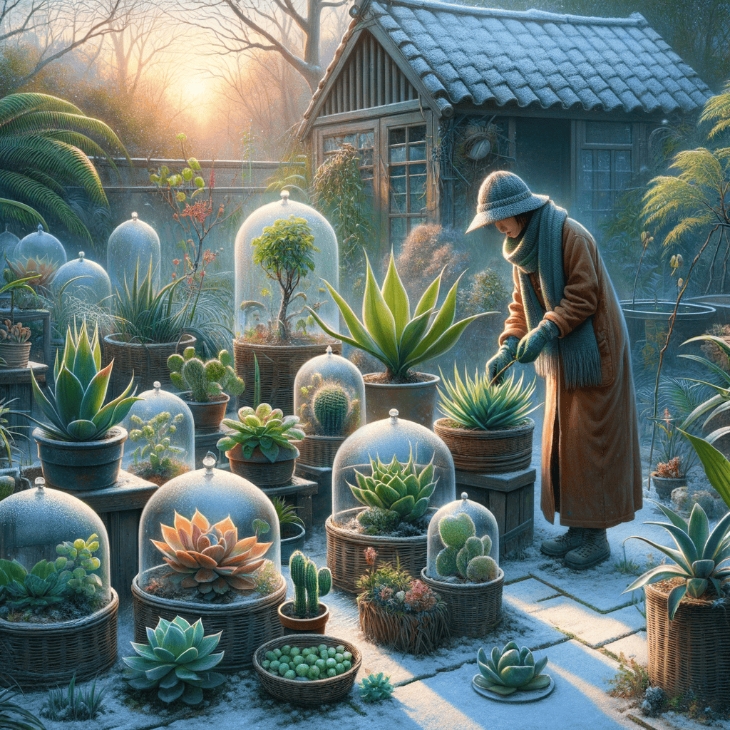 winter care for tropical and succulent plants